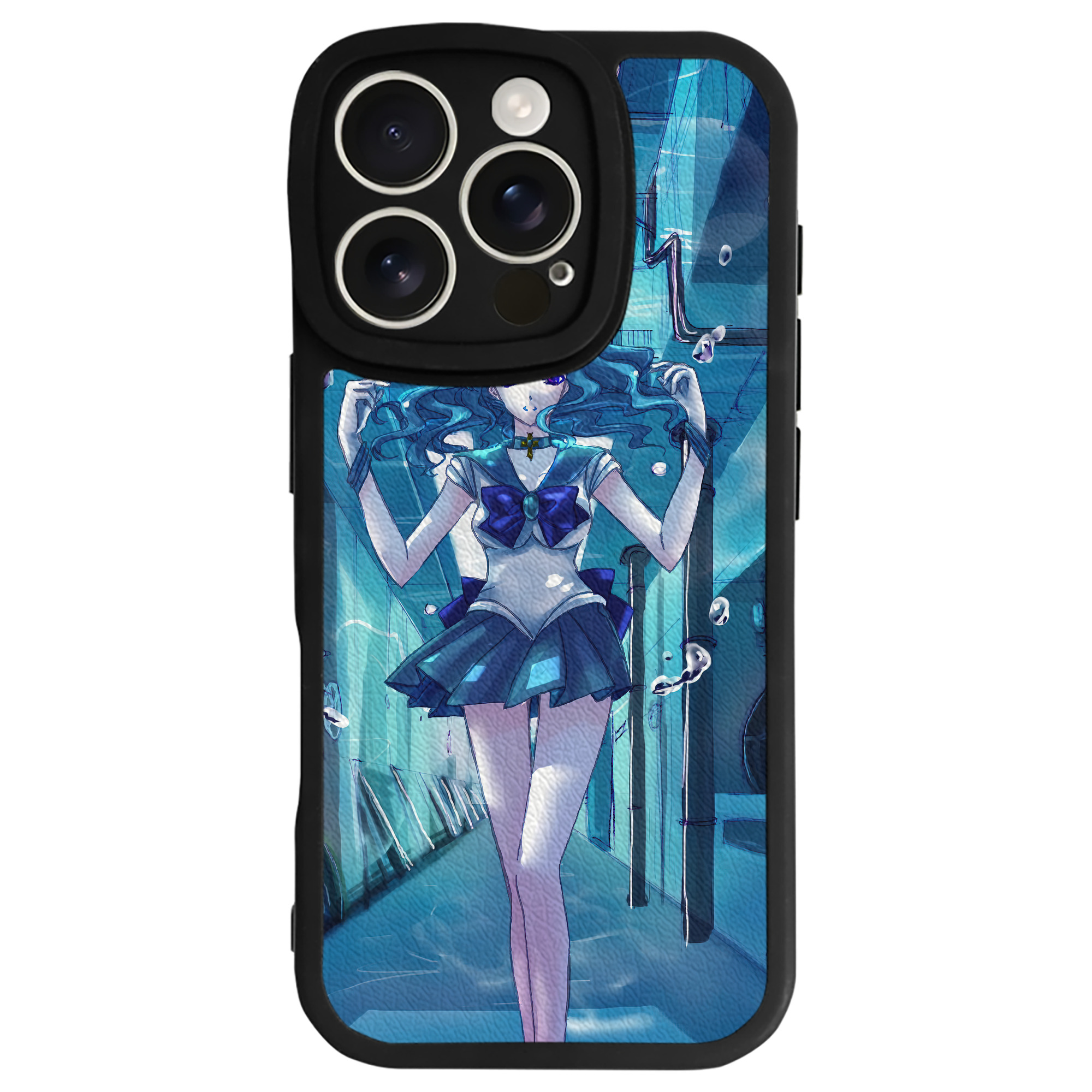 （画像用） 美少女戦士セーラームーン Sailor Moon 【iPhone 16シリーズ対応】シリコンスマホケース（レザー調） 材質：シリコン